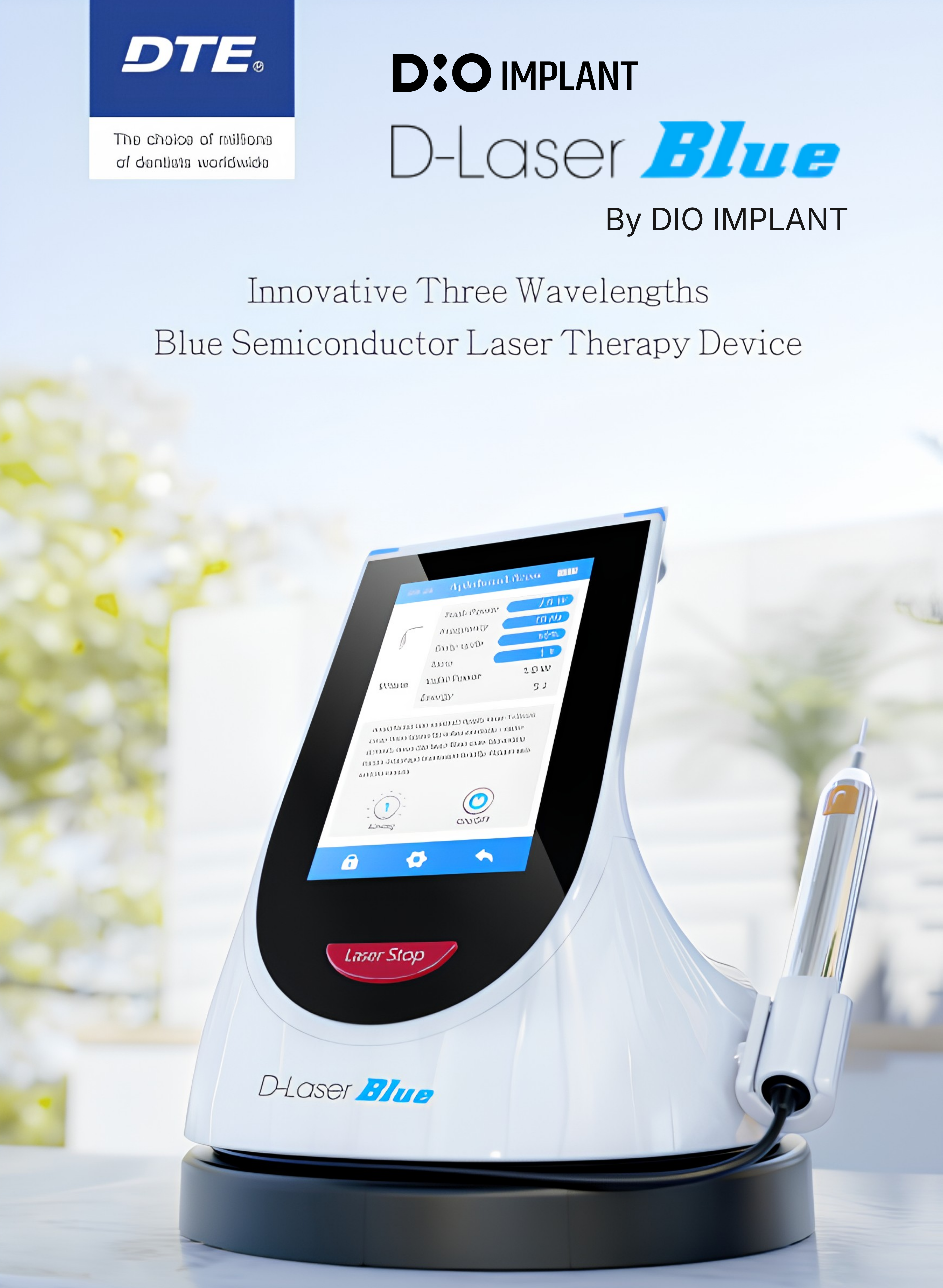 DIO D-Laser Blue product catalog cover