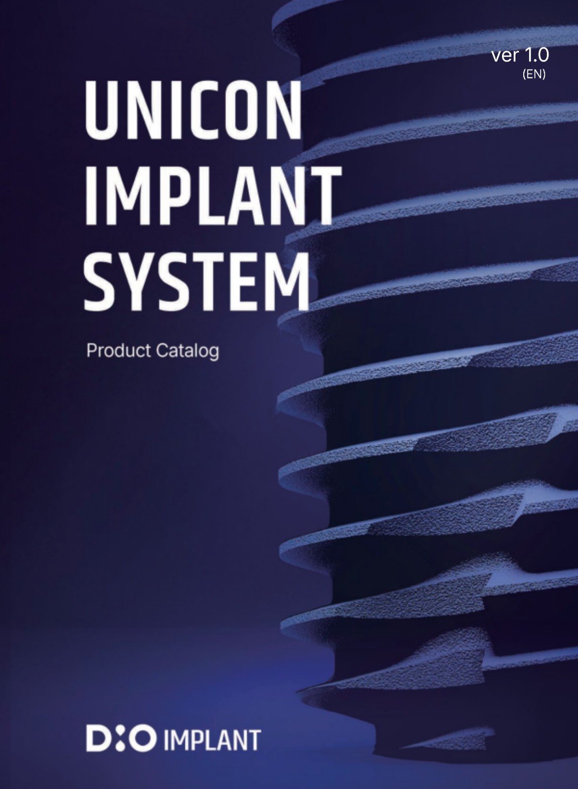 Unicon Implant System Product Catalog catalog cover