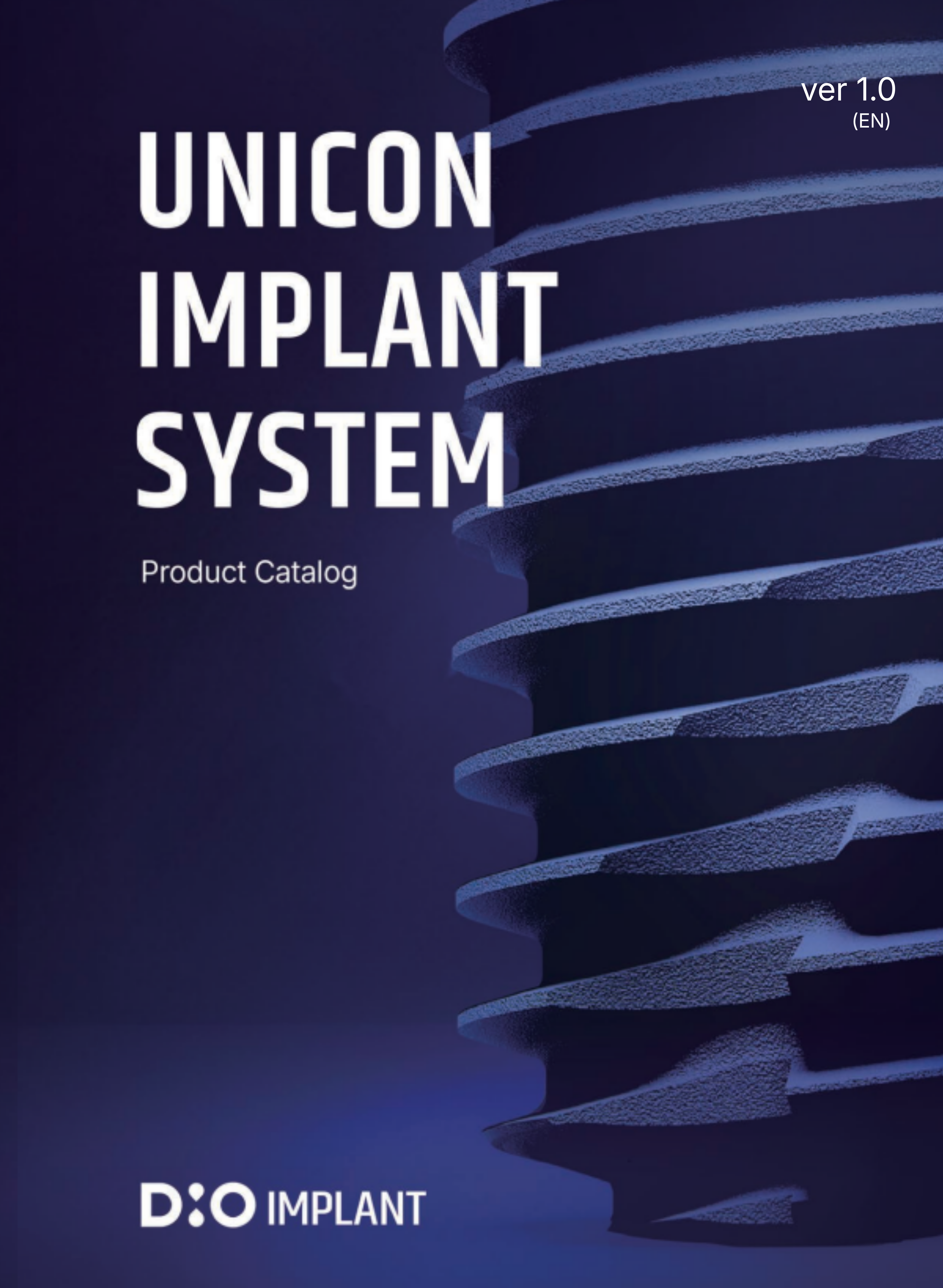 Unicon Implant System Product Catalog catalog cover